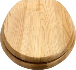 Collection - Solid Wood Slow Close - Toilet Seat - Light Oak